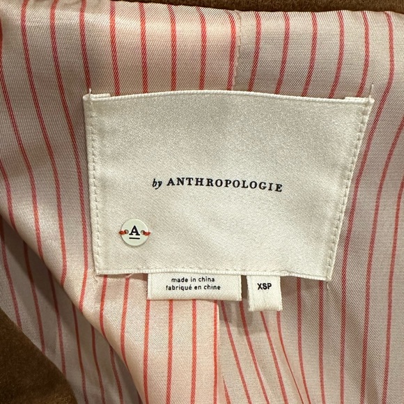 Longline Vegan Suede Moto in Cedar - Picture 8 of 9